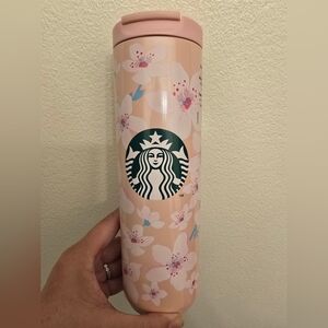 NWT Starbucks 2026 LATAM Sakura / Cherry Blossom Stainless Steel Tumbler
